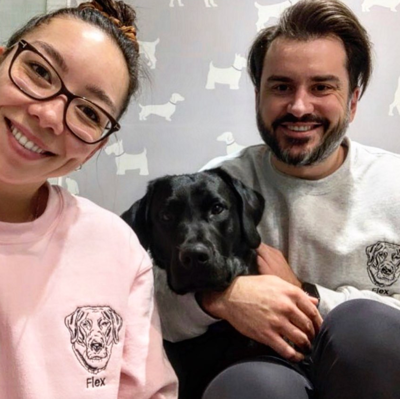 Pink Custom Pet Crew Neck